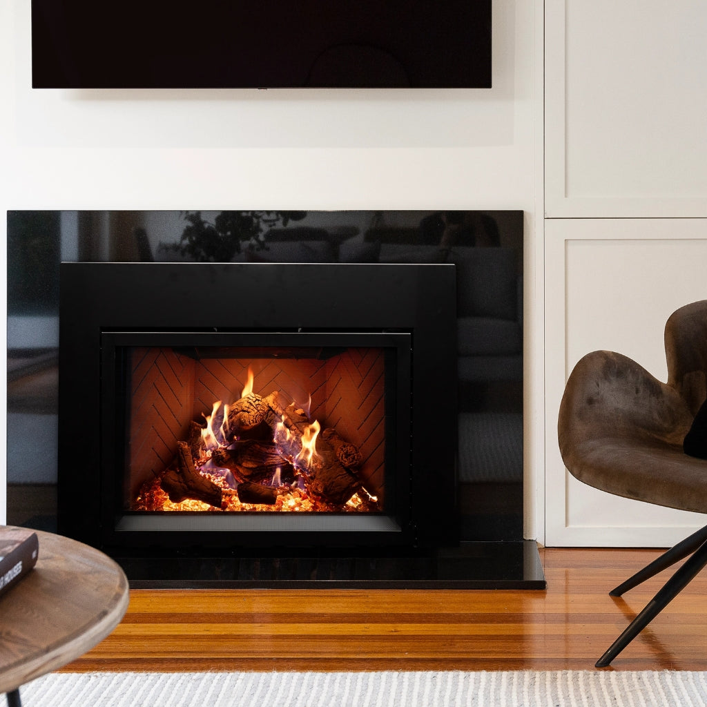 Empire Rainier 34" Premium Direct Vent Fireplace Insert - Intermittent Pilot Control with On/Off Switch – Alternate View 3