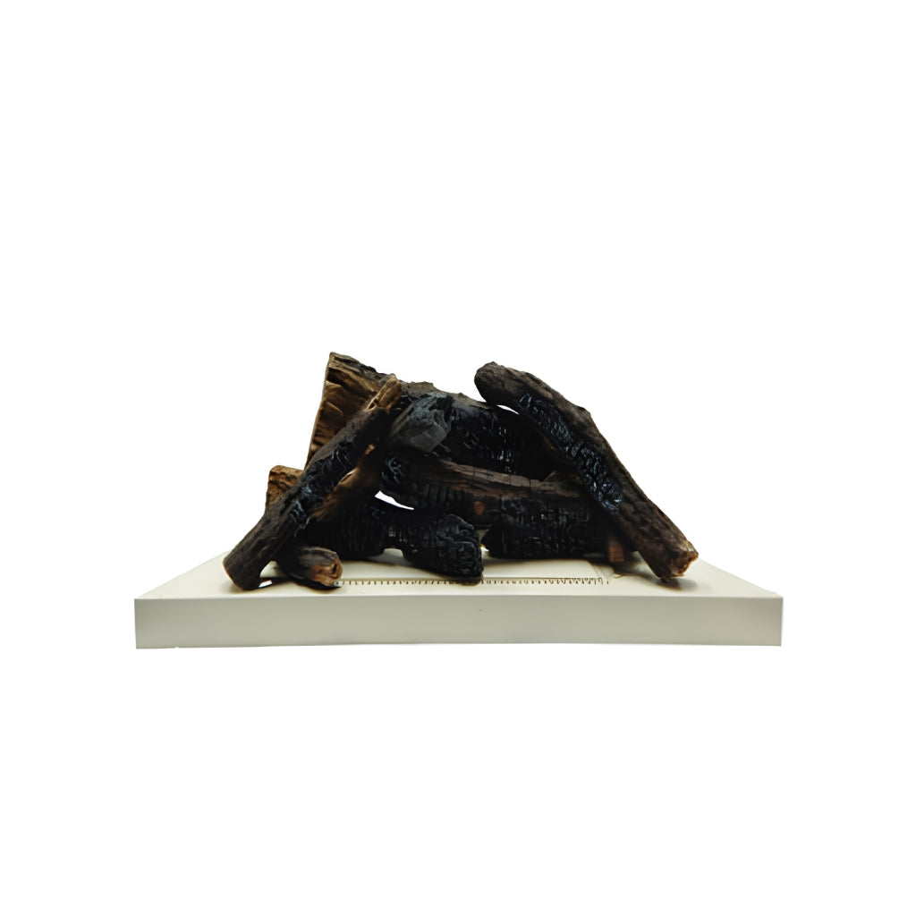 Empire 6-Piece Ceramic Fiber Fireplace Log Set for Tahoe DVCP42 Model Fireplaces – Front View