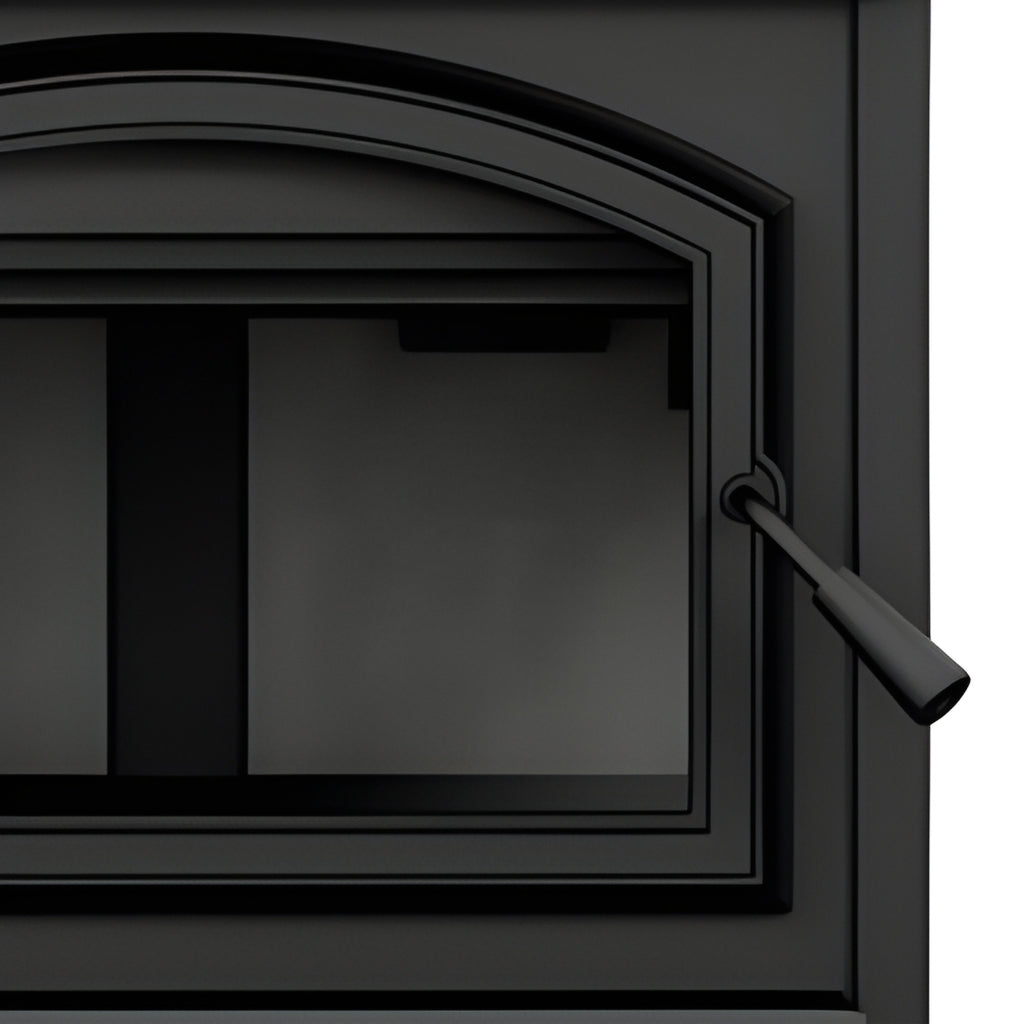 Empire Stove Door Overlay Options for Gateway Series Wood Burning Stove – Front View