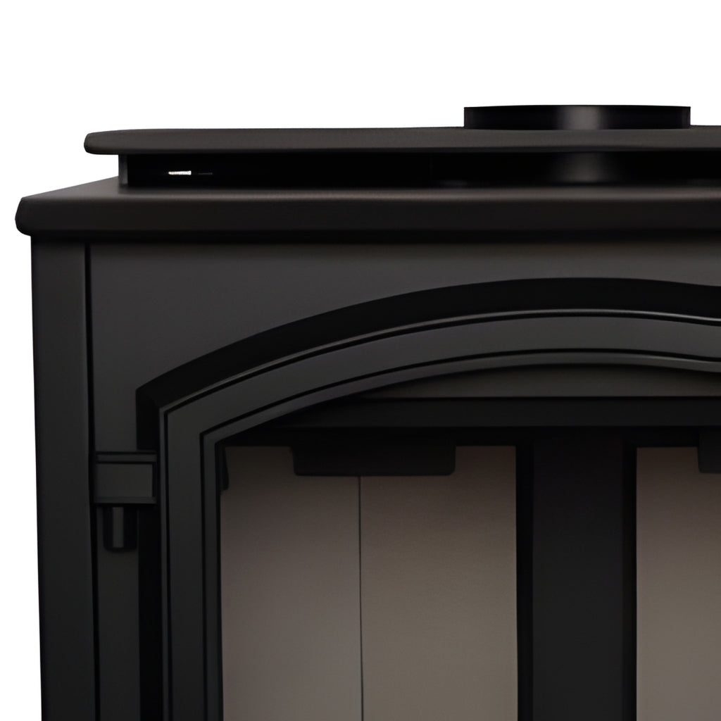 Empire Stove Step Top Add-On for Gateway Wood Burning Stoves – Front View