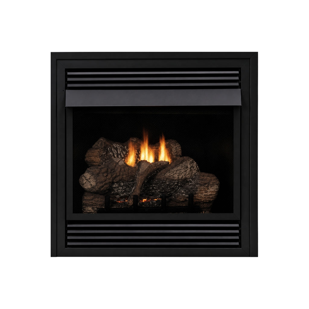 Empire Vail 32" Vent-Free Premium Fireplace with Slope Glaze Burner - Millivolt Control – Front View