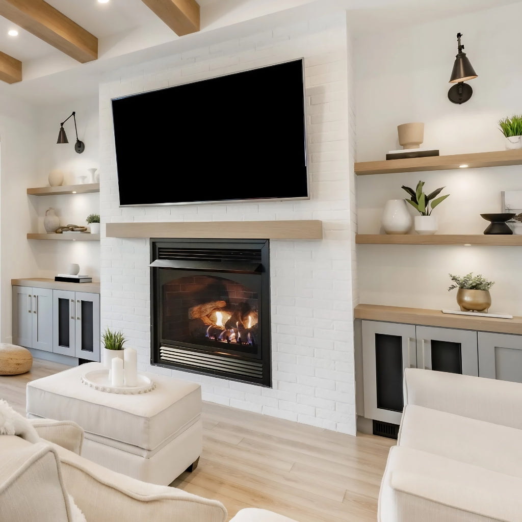 Empire Vail 24" Vent-Free Fireplace with Slope Glaze Burner - IP Control with On/Off Switch – Alternate View 4
