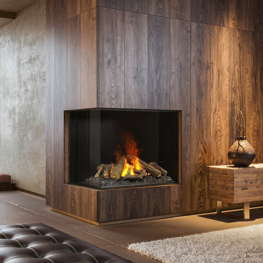 Dimplex e-MatriX 32"x26" Two-Sided Built-In Electric Firebox, Left-Facing (FEF3226L2L)