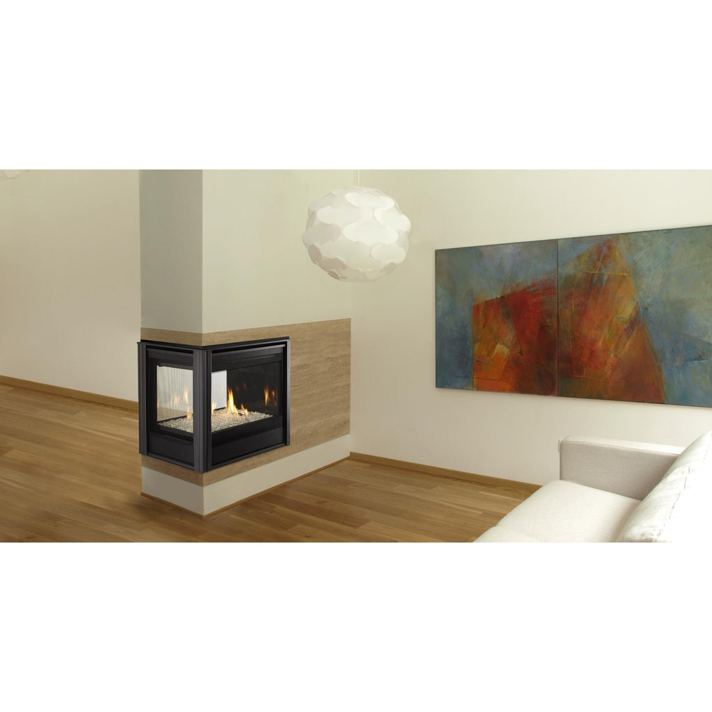 Majestic Multi-Sided 36" Pier Direct Vent Gas Fireplace (PIER-DV36IN) - Lifestyle View