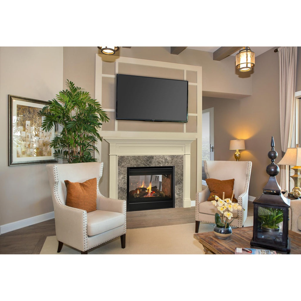 Majestic Multi-Sided 36" See-Through Direct Vent Gas Fireplace (ST-DV36IN) - Lifestyle View