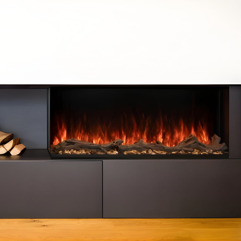 Modern Flames Landscape Pro Multi 68" Built-In Electric Fireplace (LPM-6816) - lifestyle view