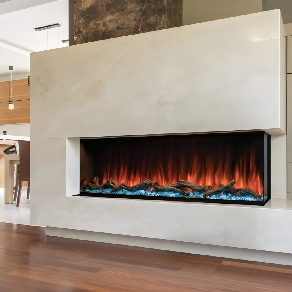 Modern Flames Landscape Pro Multi 68" Built-In Electric Fireplace (LPM-6816) - lifestyle view
