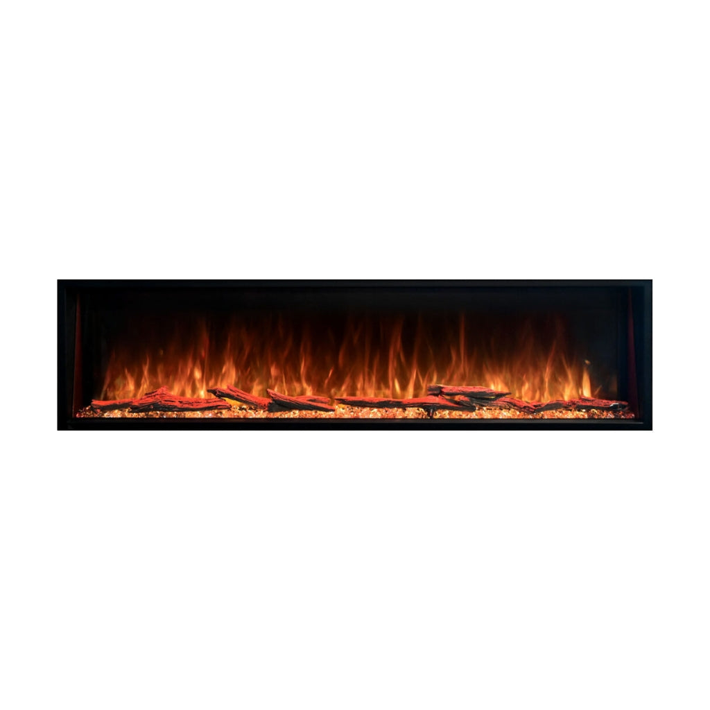 Modern Flames Landscape Pro Slim 56" Built-In Electric Fireplace — front view
