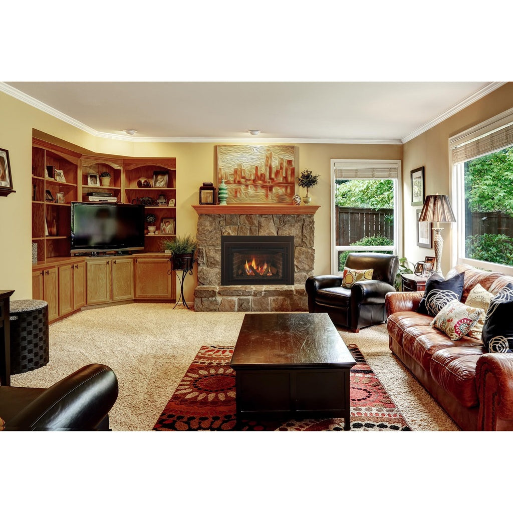 Majestic Ruby 35" Direct Vent Gas Fireplace Insert (RUBY35IN/RUBY35IL) - Front View
