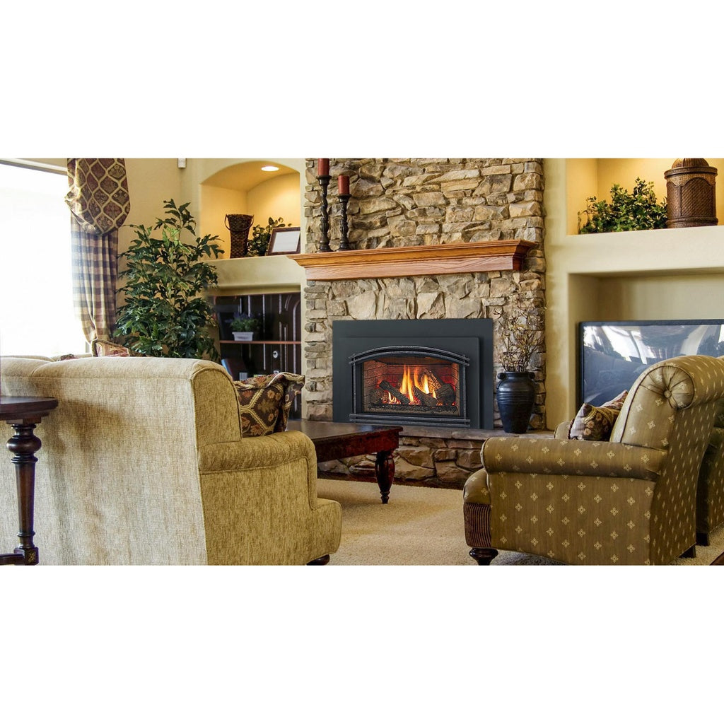 Majestic Trilliant 25" Direct Vent Gas Fireplace Insert (TRILLIANT25IN/TRILLIANT25IL) - Lifestyle View