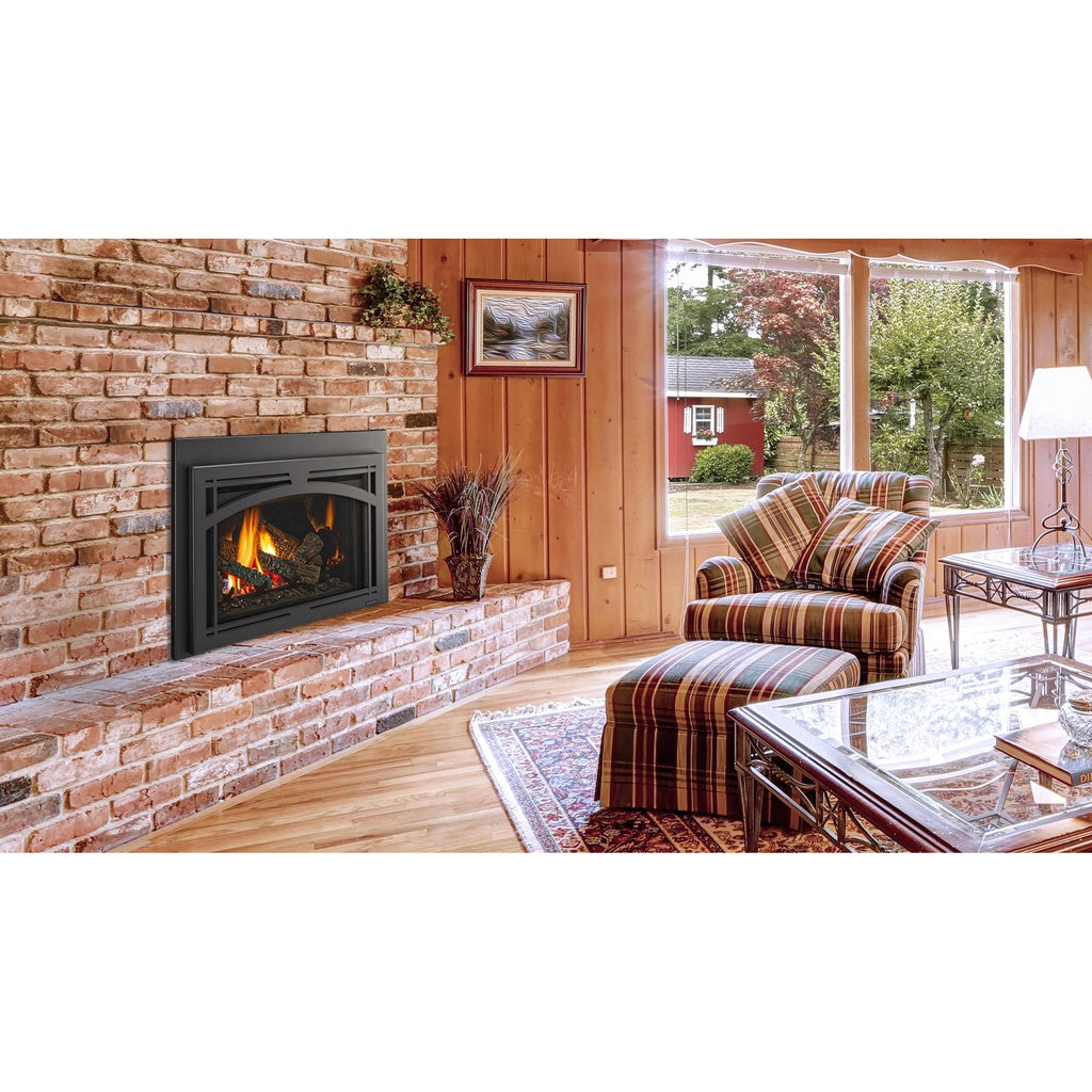 Majestic Trilliant 35" Direct Vent Gas Fireplace Insert (TRILLIANT35IN/TRILLIANT35IL) - Lifestyle View