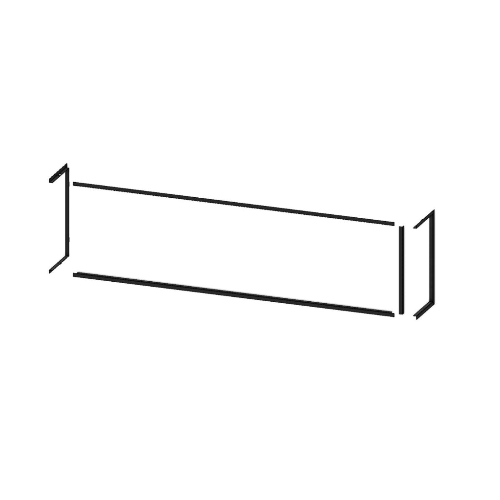 Modern Flames 5-Piece Trim Kit for 56" Landscape Pro Multi — exploded diagram, 5-piece trim components