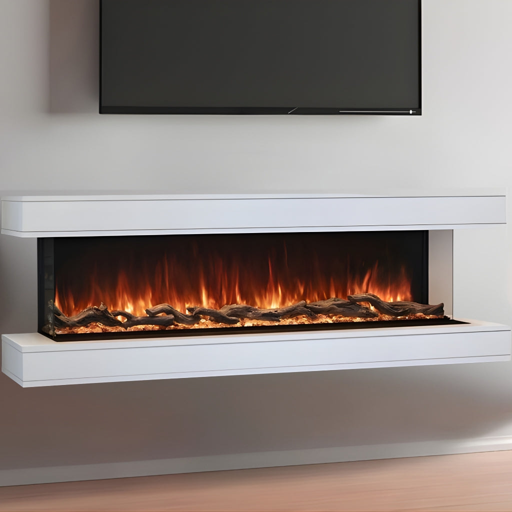 Modern Flames Studio Suite Wall Mount Cabinet for 68" Landscape Pro Multi - detail view