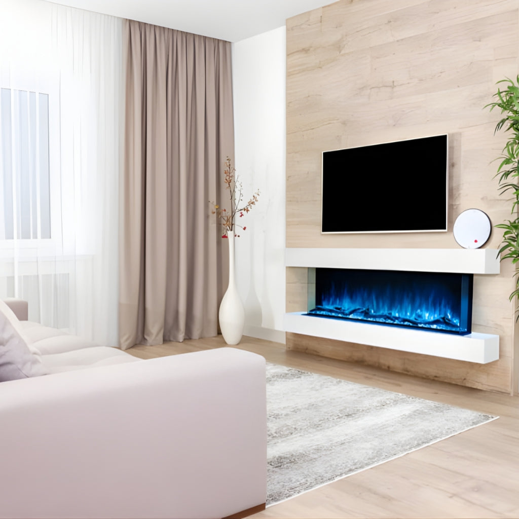 Modern Flames Wall Mount Floating Mantel Set for 52" Orion Multi - lifestyle view