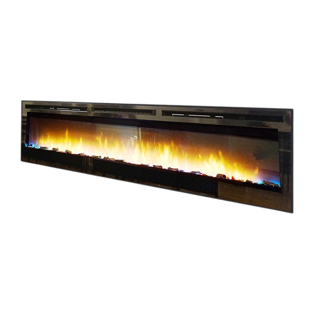 Empire Nexfire 74" Linear Electric Fireplace – Front View