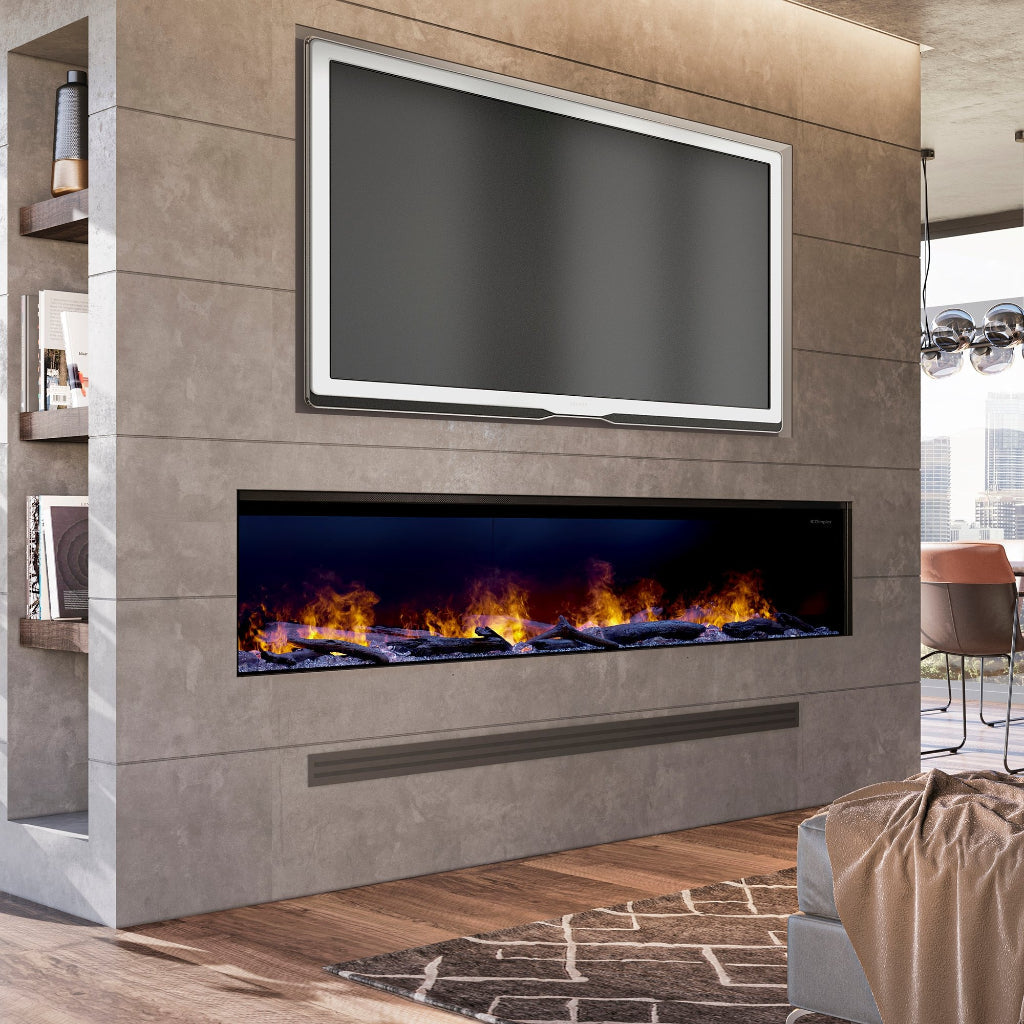 Dimplex Optimyst 86" Linear Water Vapor Electric Fireplace (OLF86-AM)