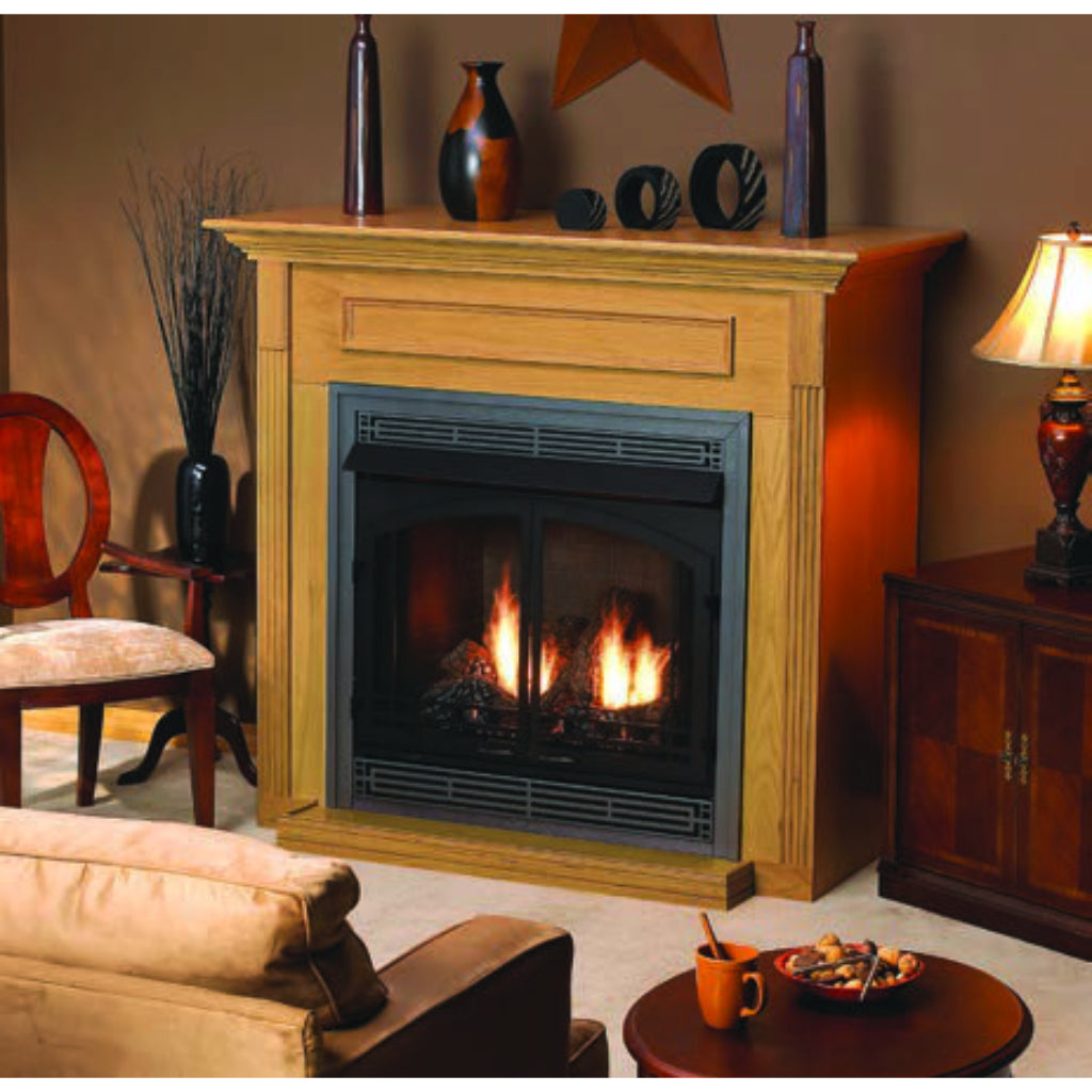 Empire Mantel Cabinet with Base for 26" Vail Fireplaces – Alternate View 6