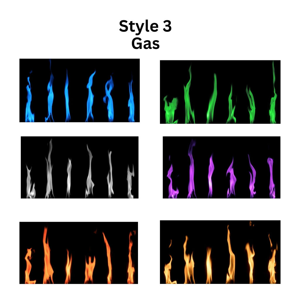 Modern Flames Orion Multi 100" Built-In Electric Fireplace (OR100-MULTI) - detail view