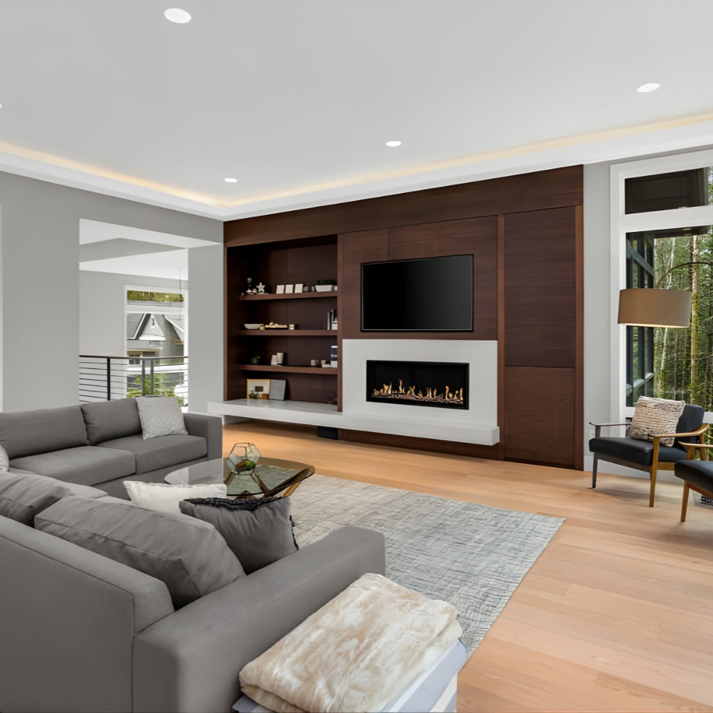 Modern Flames Orion Slim 52" Built-In Electric Fireplace (OR52-SLIM) - lifestyle view