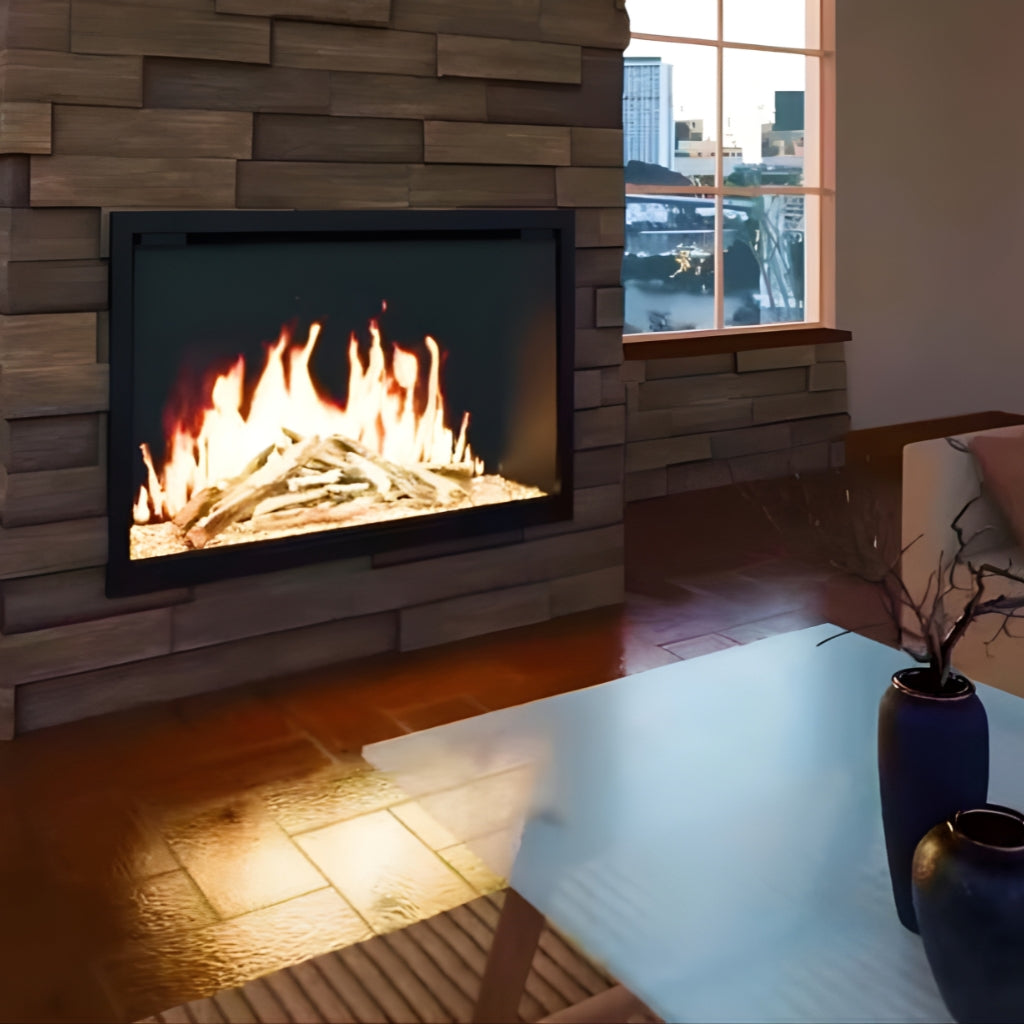 Modern Flames Orion Slim 100" Built-In Electric Fireplace (OR100-SLIM) - lifestyle view