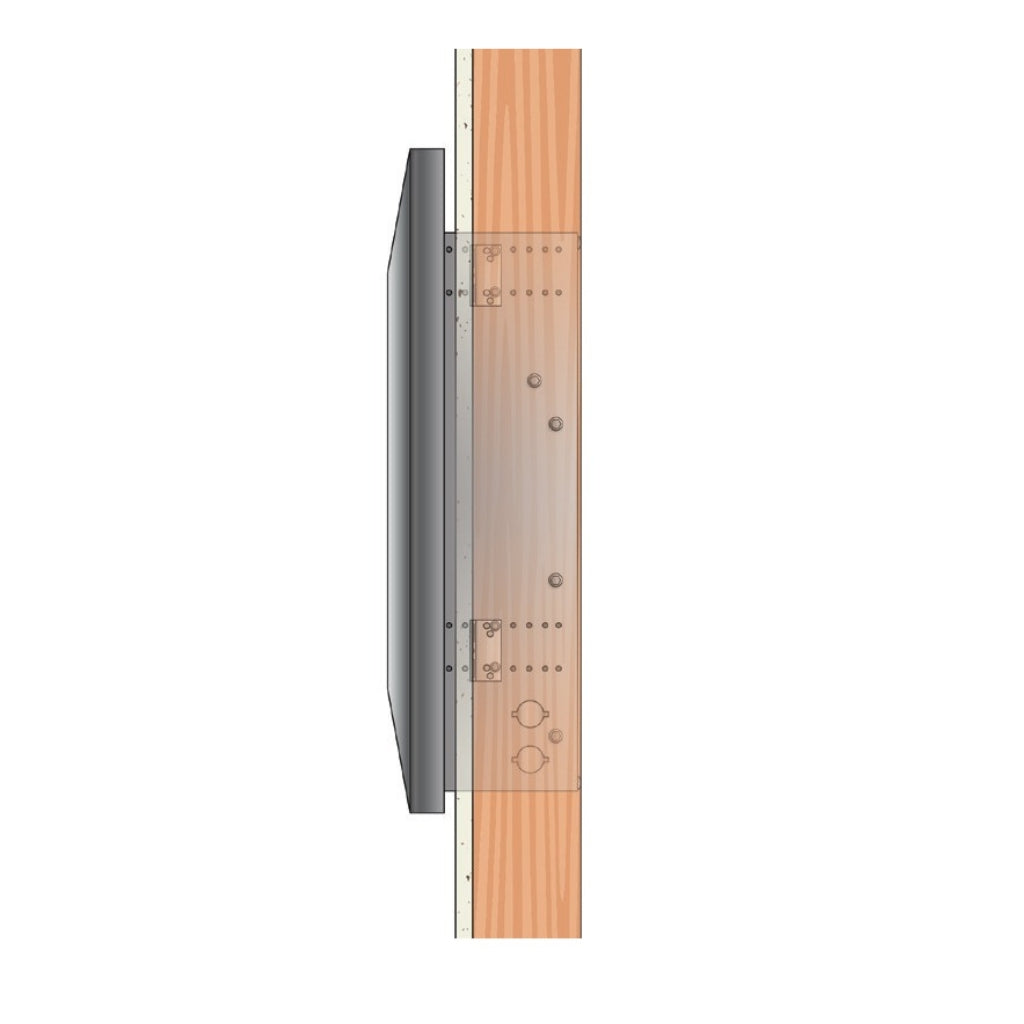 Empire Installation Accessories for 30" Boulevard SL Vent-Free Linear Fireplace – Front View