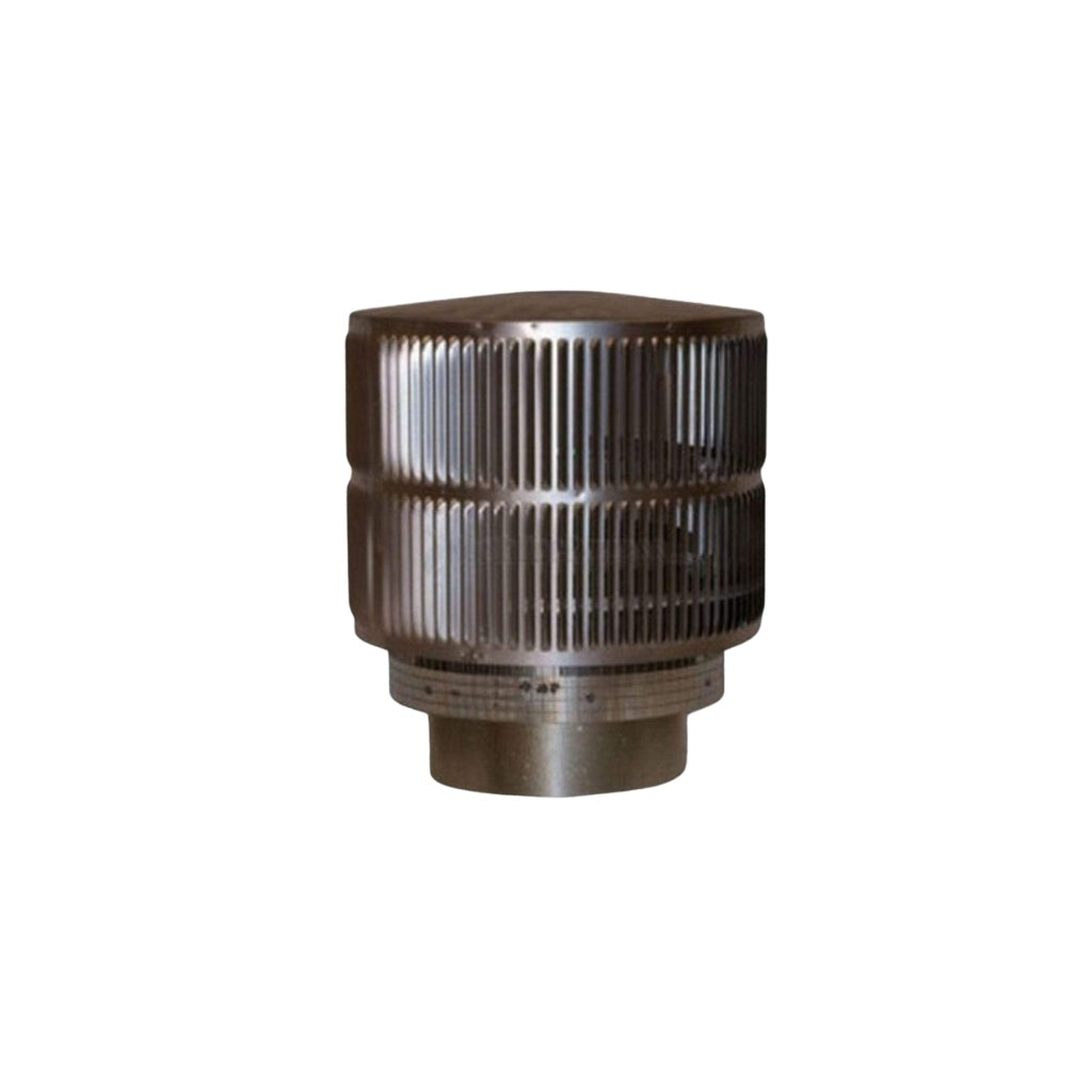 Superior Hi-Temp Round Top Termination with Louvered Screen — Hero