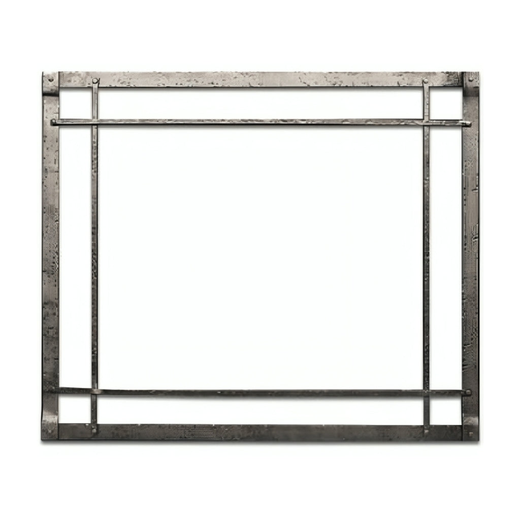 Empire Decorative Forged Iron Front and Insets for 40" Rushmore Fireplace – Front View