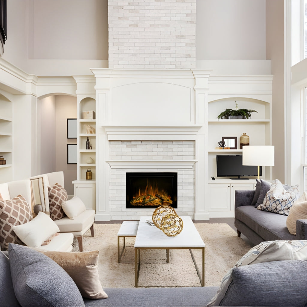 Modern Flames Redstone 54" Built-In Electric Fireplace Insert (RS-5435) - lifestyle view