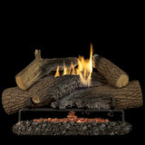 Superior Rugged Stack Triple-Flame 24" Concrete Vent-Free Gas Log Set — Hero