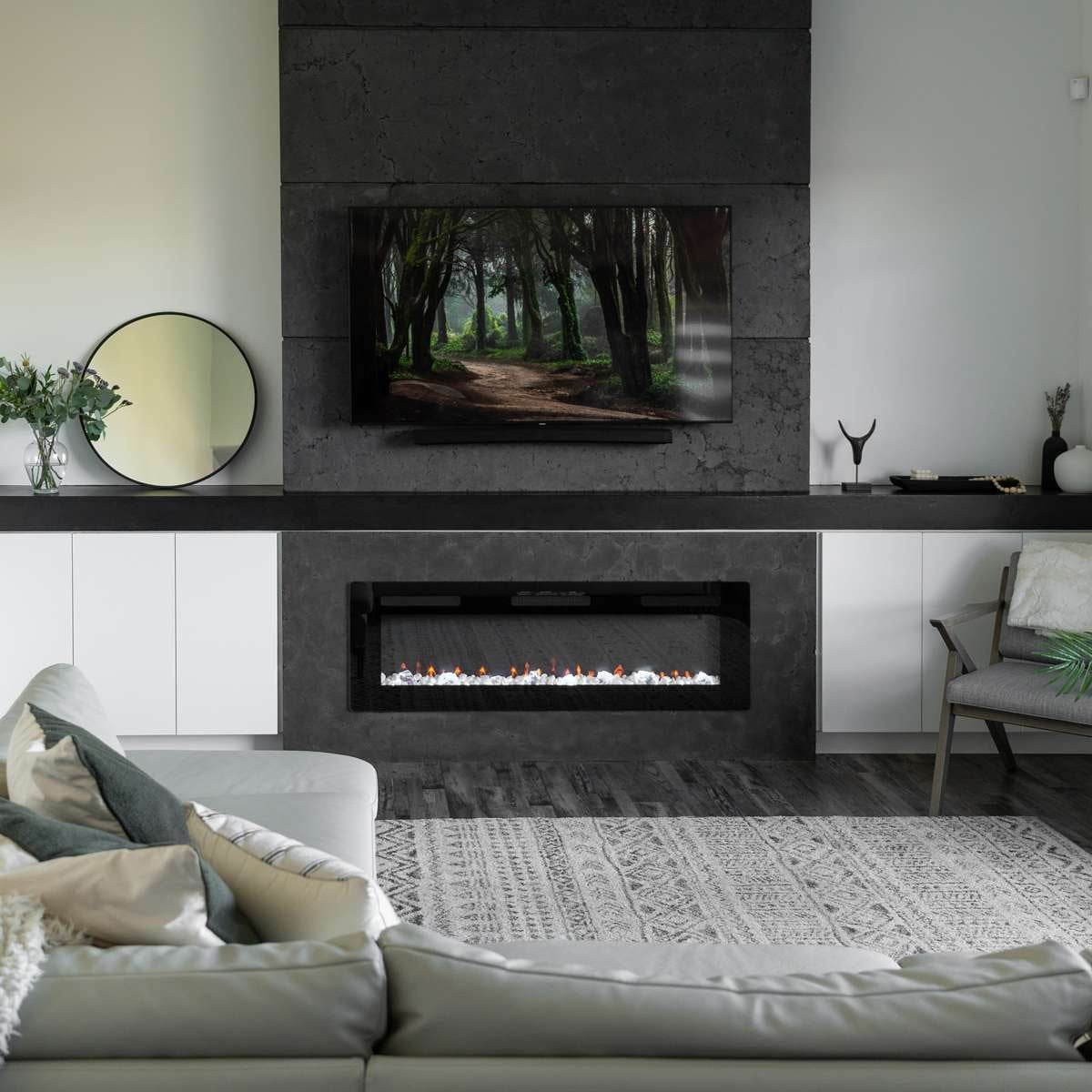 Dimplex Sierra 60" Wall Mount/Tabletop Linear Electric Fireplace (SIL60)
