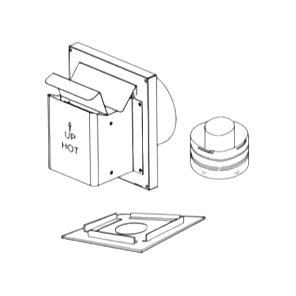 Superior Small, Square Termination, 20" with Shield — Hero