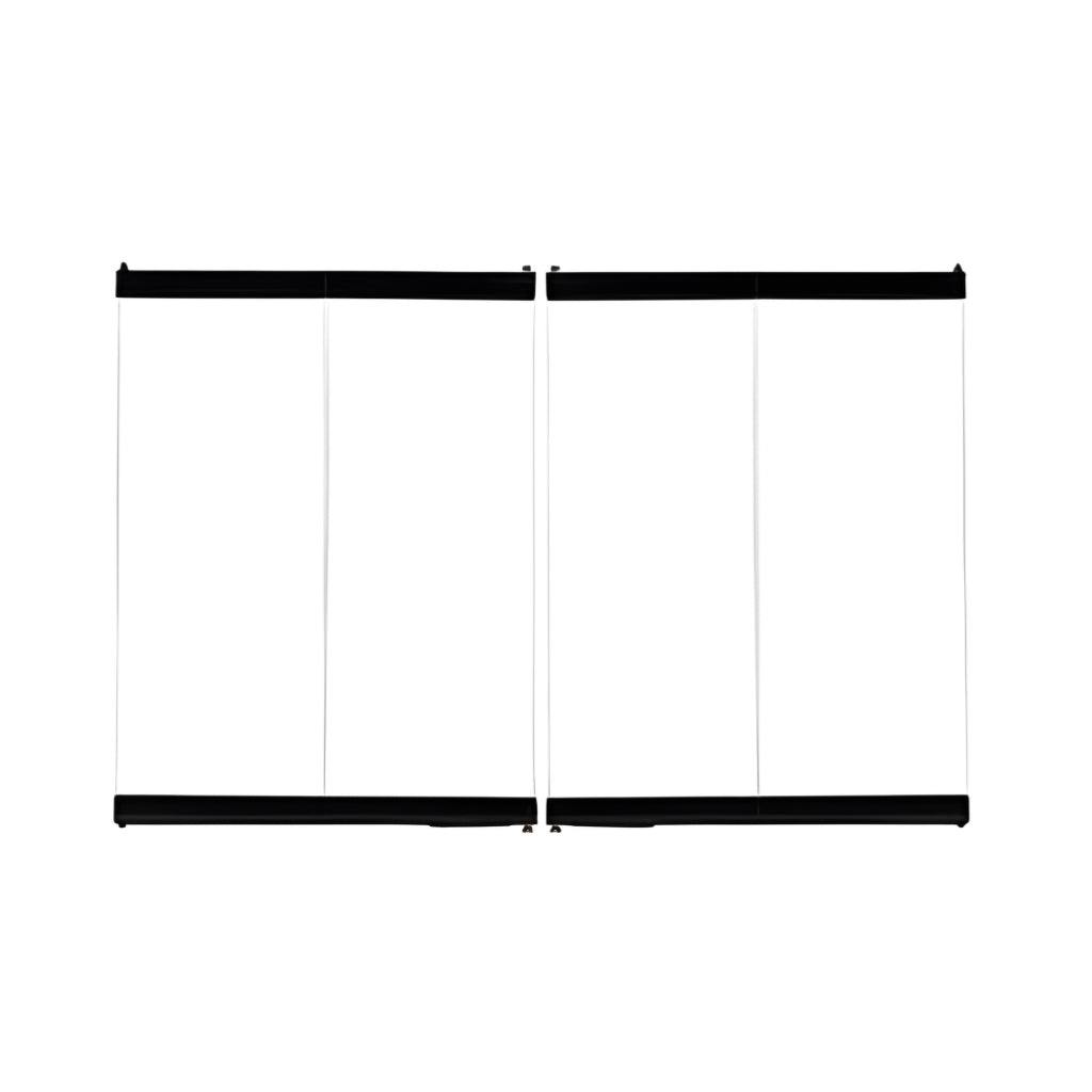 Superior Standard Bi-Fold Glass Door - Black Finish for BRT/WCT/WRT Fireplaces — Hero