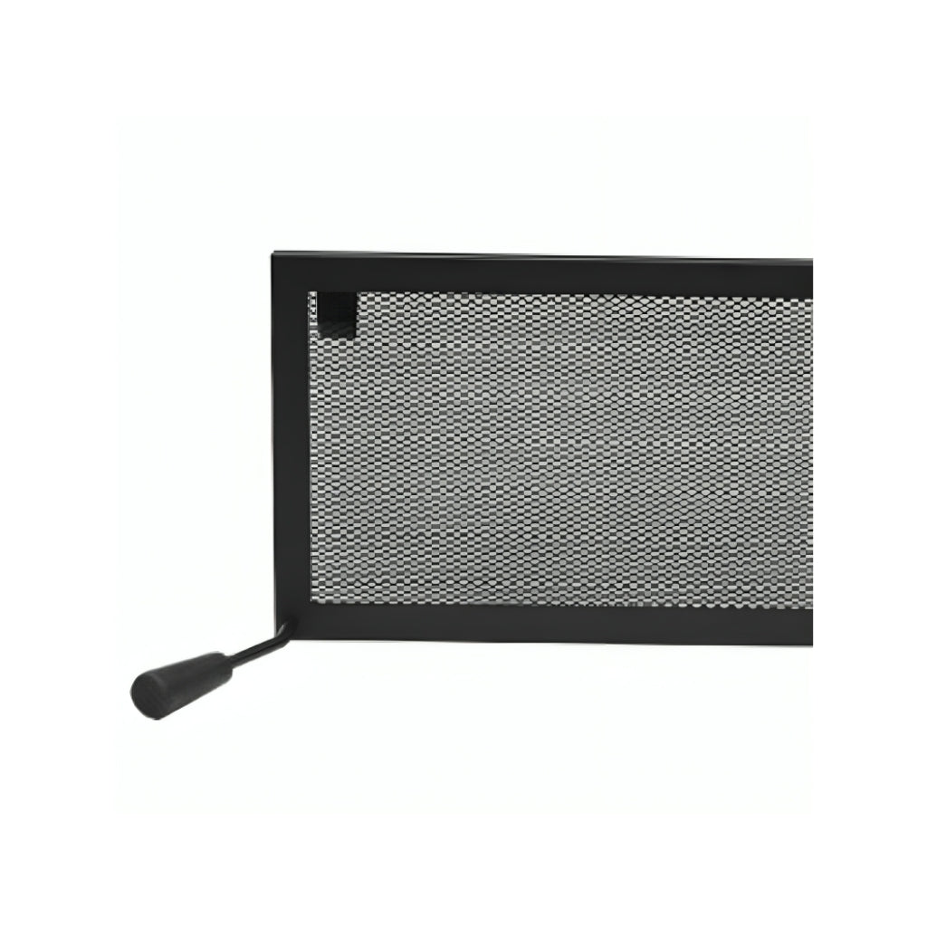 Empire Stove Barrier Screen in Black for Wood Burning Stoves Inserts and Fireplaces – Front View