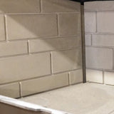 Empire Stove Classic Brick Refractory for St. Clair 4300 Wood Burning Fireplace – Front View