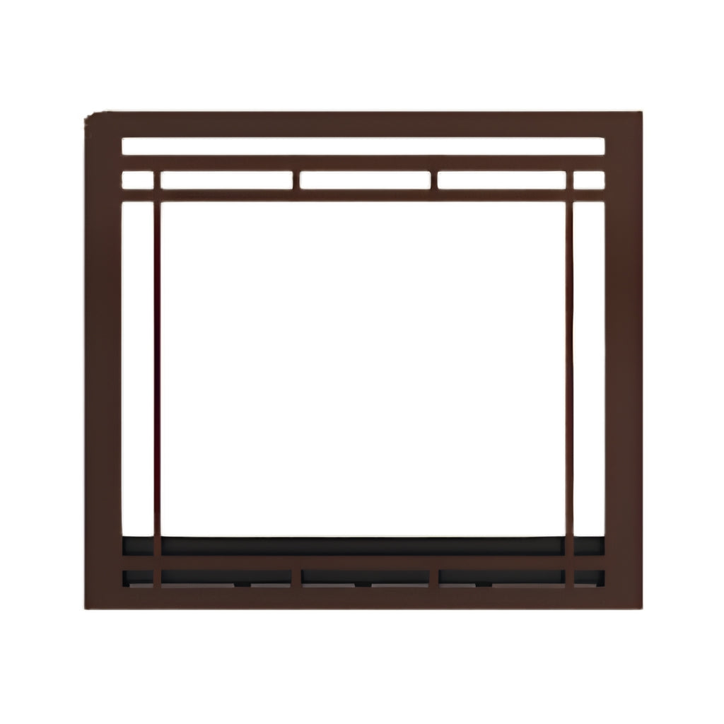 Superior Craftsman Warm Chestnut Facade for Gas Fireplaces — Hero