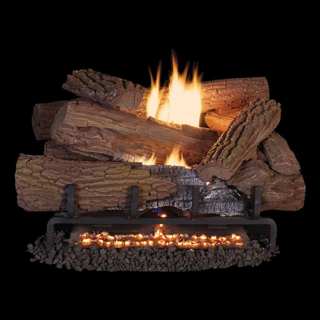 Superior Mega-Flame Mossy Oak 36" Concrete Vent-Free Gas Log Set Box B (2 of 2) — View 4