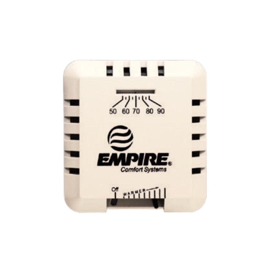 Empire Wall Thermostat-Reed Switch, Control Option (TMV) – Front View