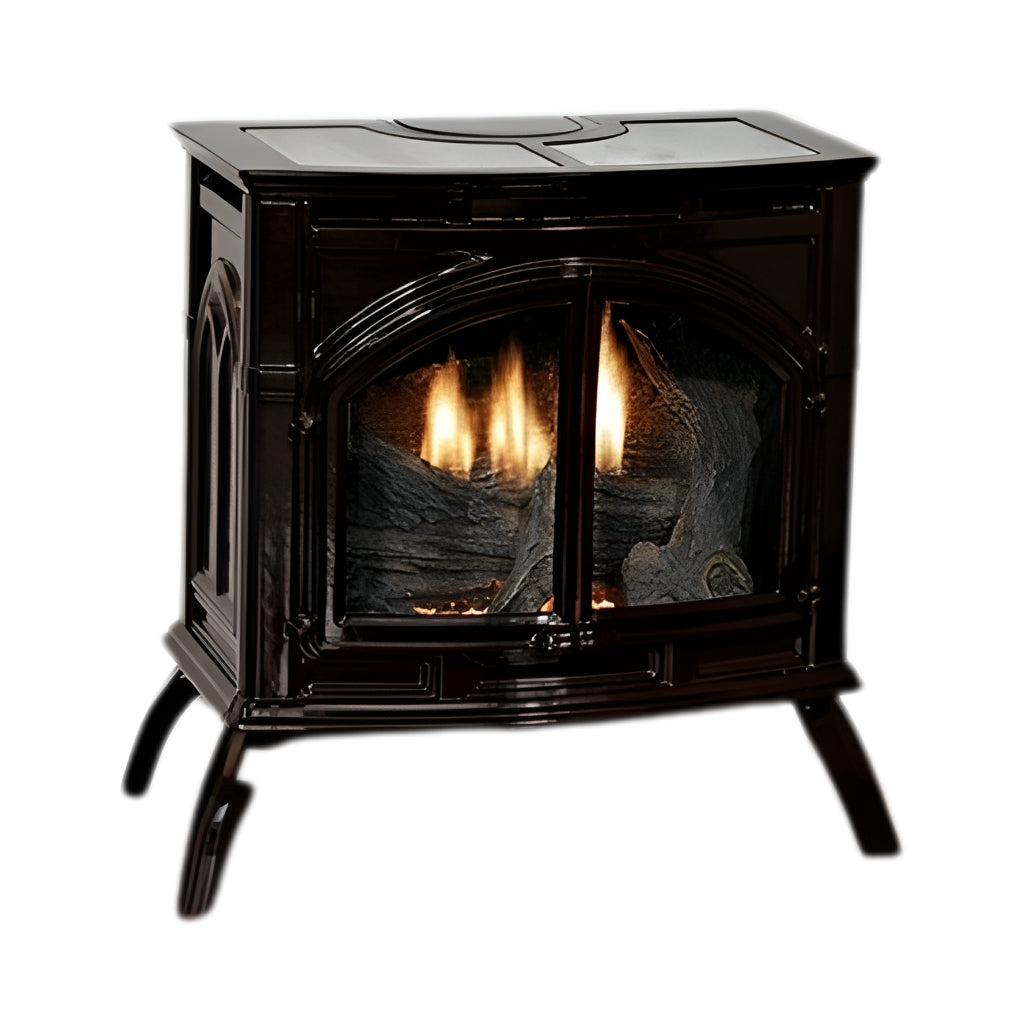 Empire Spirit Cast Iron 28" Medium Vent Free Gas Stove (25,000 BTU) – Front View