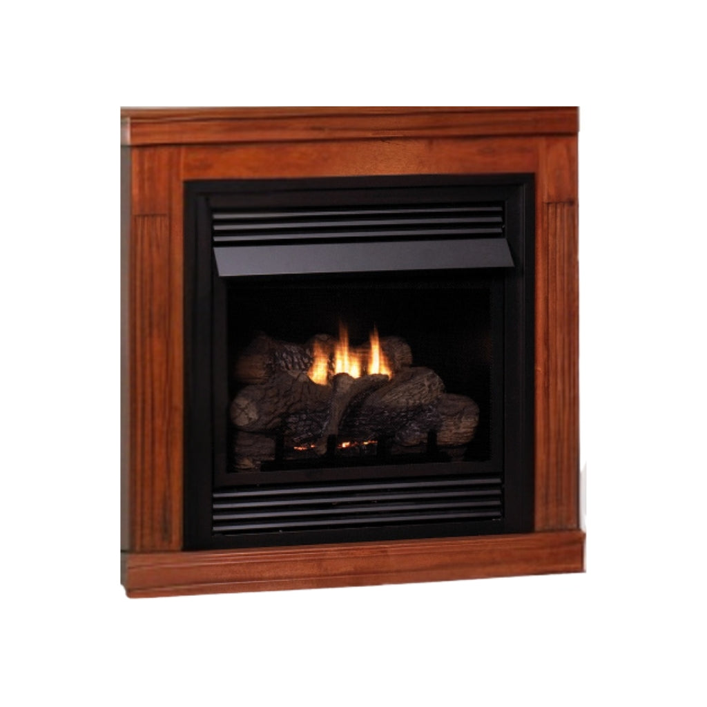 Empire Vail 26" Vent-Free Fireplace with Contour Burner - IP Control with On/Off Switch – Front View