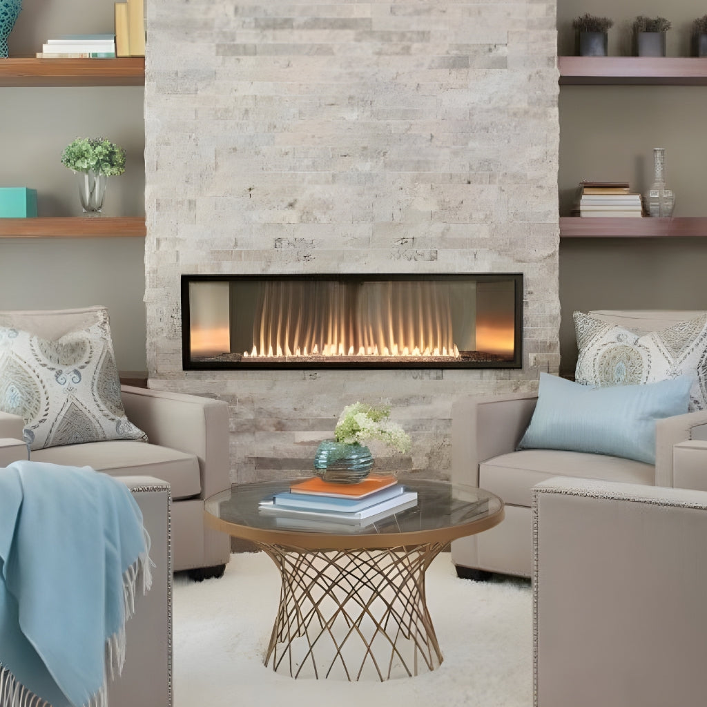 Empire Boulevard 48" Vent-Free Linear Gas Fireplace – Front View