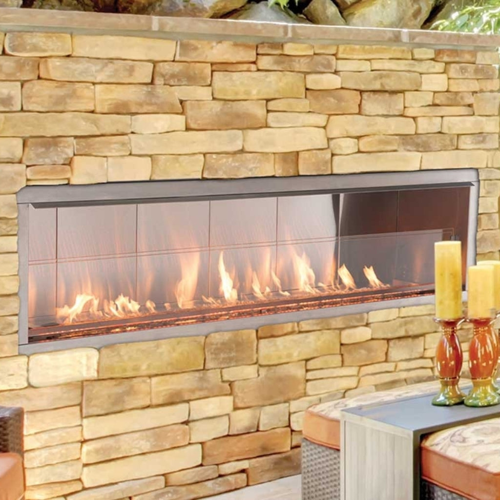 Superior VRE4636 36" Outdoor Linear Vent-Free Gas Fireplace (ODLVF36ZEN) — Lifestyle