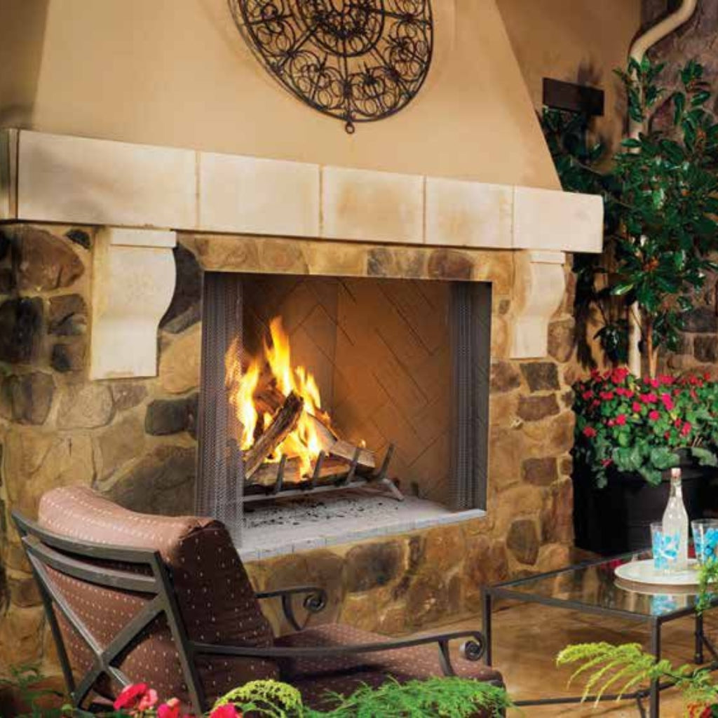 Superior WRE4536 36" Outdoor Wood Burning Fireplace — Lifestyle