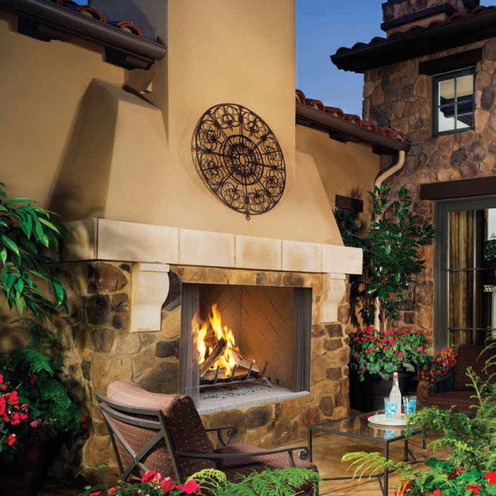 Superior WRE4536 36" Outdoor Wood Burning Fireplace — Dimensional Drawing