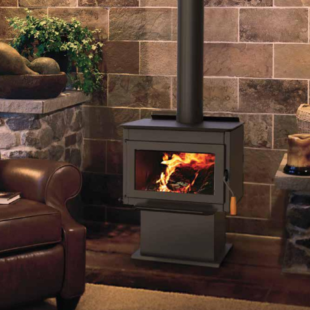 Superior WXS2021 Wood Burning Stove — Dimensional Drawing