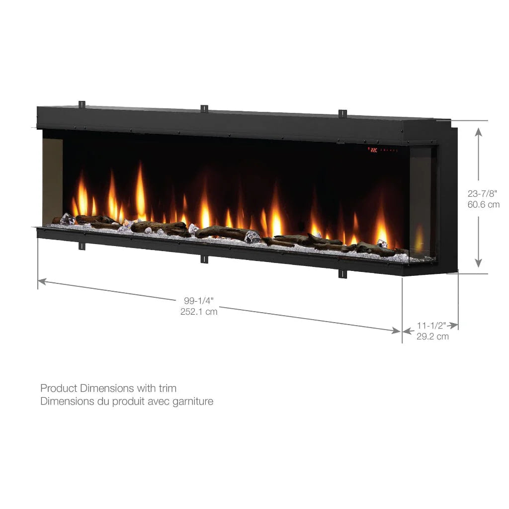 Dimplex IgniteXL Bold 100" Linear Electric Fireplace (XLF10017-XD)