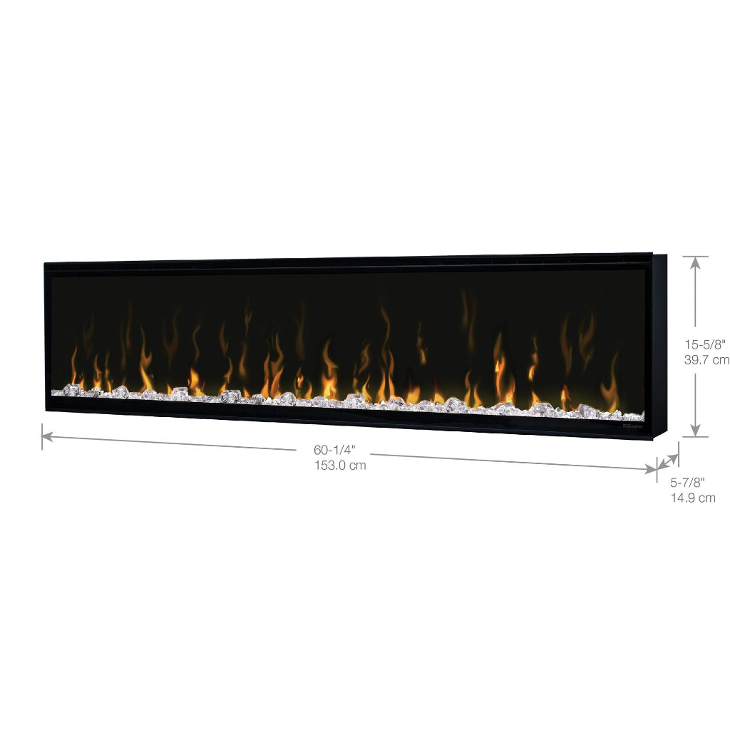 Dimplex IgniteXL 60" Recessed Linear Electric Fireplace (XLF60)