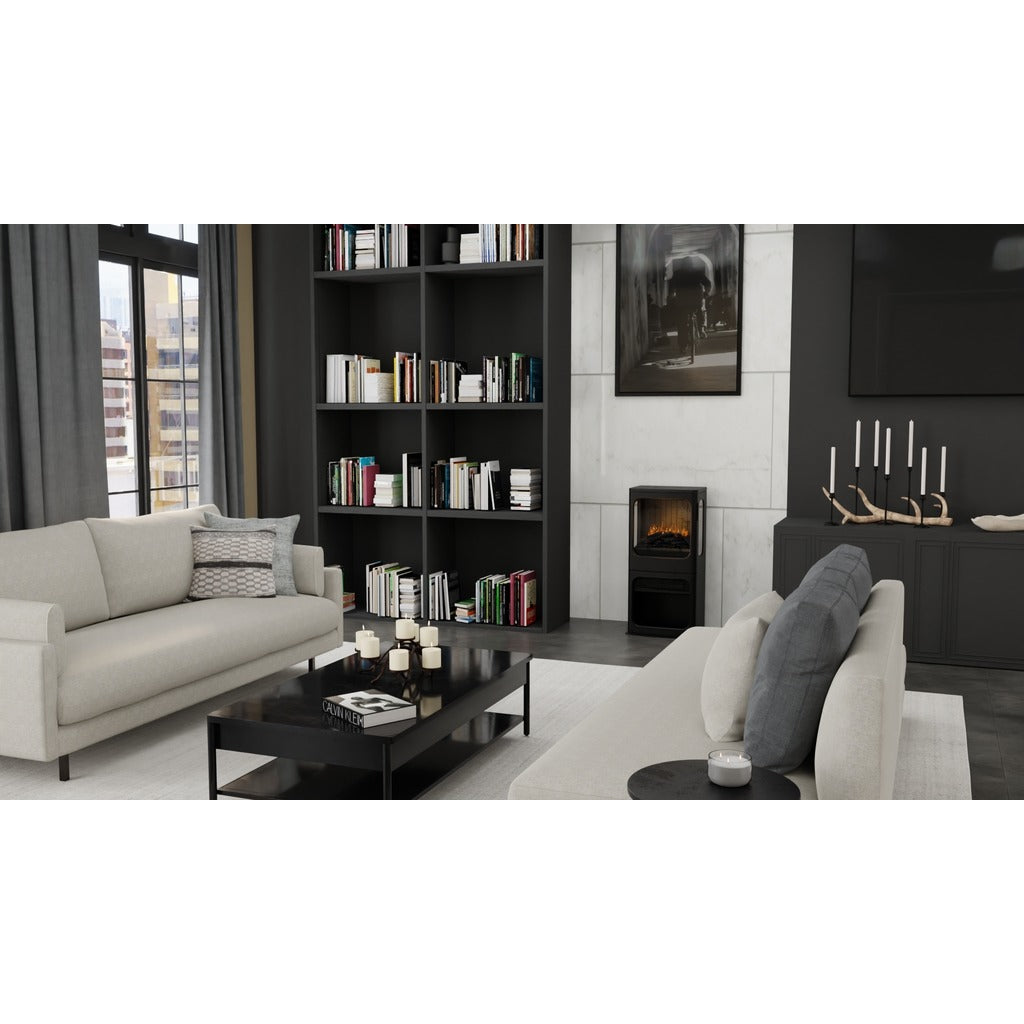Dimplex Optimyst Mapleton 18" Freestanding Water Vapor Electric Stove (MPT-LS-AM) - Front View