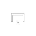 Empire 3-Sided Metal Surrounds for Medium/Large Innsbrook Fireplace Inserts - DS2663BL 6x3 frame view