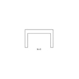 Empire 3-Sided Metal Surrounds for Medium/Large Innsbrook Fireplace Inserts - DS2663BL 6x3 frame view