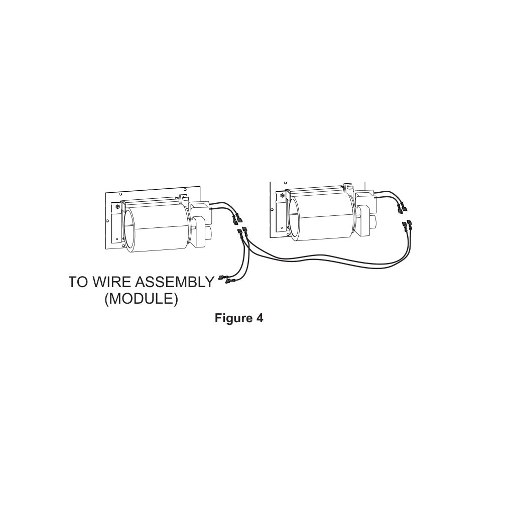 Empire Auto Variable-Speed Twin Blower Accessory (FBB21) — manufacturer install-manual line drawing